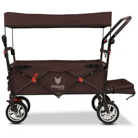FUXTEC Fuxlife Smarter Bollerwagen FX-CT800 Braun