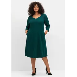 Sheego A-Linien-Kleid »Kleid« Sheego petrol 44