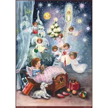 Sonstige Verlage Adventskalender Engelstraum 2021 Braun