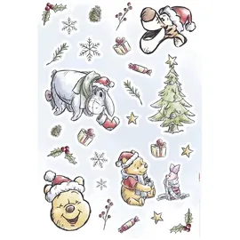 KOMAR Deko-Sticker Winnie Pooh Christmas 50 cm x 70 cm