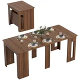 Homcom 180 x 75 x 85 cm braun
