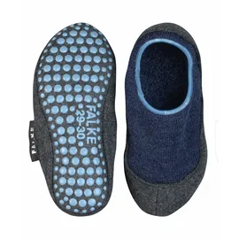 Falke Kinder Stoppersocken Cosy Slipper K Hp Wolle rutschhemmende Noppen 1 Paar, Blau Darkblue 6681, 31/32 EU