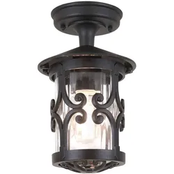 Hereford Verandalaterne mit 1 Licht, Schwarz