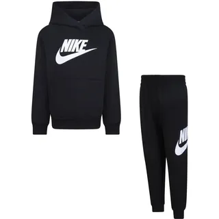 Nike Kids Nike Club Fleece Trainingsanzug für Kinder, Schwarz, Code 86L135-023, schwarz/weiß, 5-6 Jahre