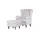 Sofa.de Hocker Cozy 55 x 44 x 55 cm Weiß
