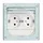 ABL Schuko-Steckdose Grau 2 St.