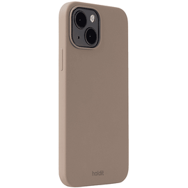 HoldIt Silicone Case, Backcover, Apple, iPhone 14/13, Mocha Brown Handy-Schutzhülle 15,5 cm (6.1") Cover Braun