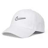 Nike Club Unstrukturierte Swoosh-Cap weiß M/L
