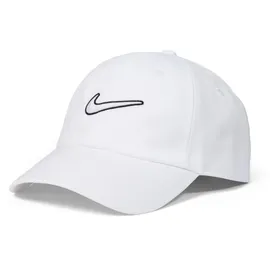 Nike Club Unstrukturierte Swoosh-Cap weiß M/L