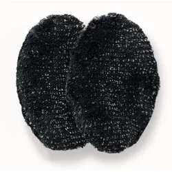 Waschies wiederverwendbare Reinigungspads Schwarz