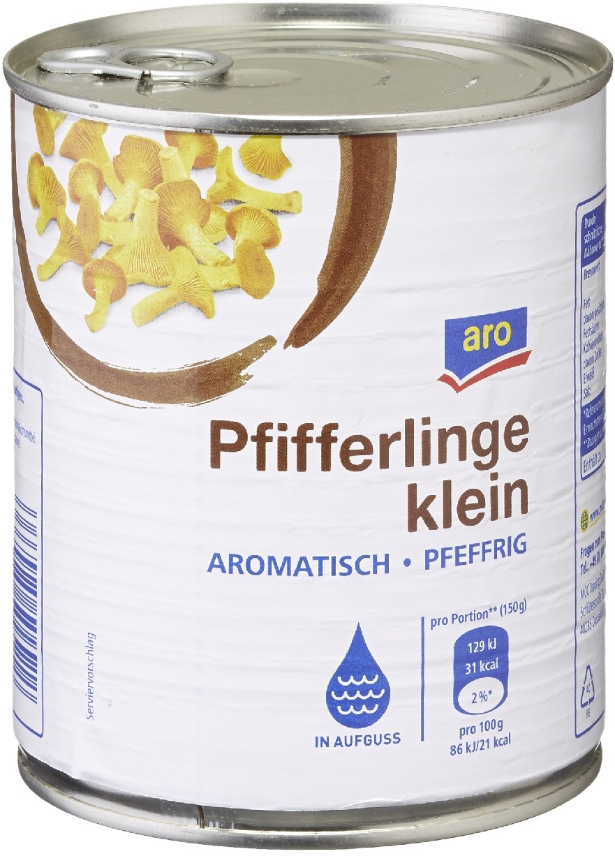 aro Pfifferlinge Klein In Aufguss (455 g)
