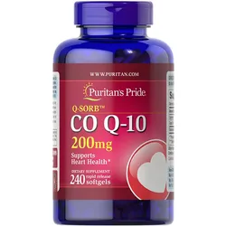 Q-SORBTM Coenzym Co Q-10 200 mg 240 schnell freisetzende Weichgelatinekapseln