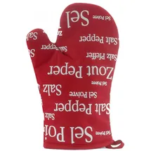 Winkler Küchenhandschuh, Sel & Poivre rot 19 x 32 cm, Winkler