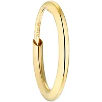 Amor Single Creole Unisex Damen Herren Ohrschmuck, 1 cm, Gold, Kommt in Schmuck Geschenk Box,