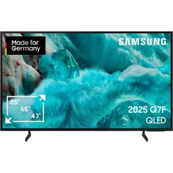 SAMSUNG QLED-Fernseher "GQ55Q7FAAU QLED-Fernseher", G (A-G), schwarz, 55, Fernseher, Quantum HDR, Knox Security, Art Store, 3D Sound, Gaming Hub, AI TV