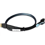 ICY Dock MB403L-B SlimSAS 4i to MCIO 4i Cable, PCIe 4.0,0.5M