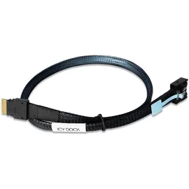 ICY Dock MB403L-B SlimSAS 4i to MCIO 4i Cable, PCIe 4.0,0.5M