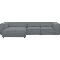 W.Schillig Ecksofa »around-the-block«, mit eleganter Biese, mit Federkern, Breite 341 cm