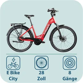 Tretwerk Amber Nexus 2023 28 Zoll RH 48 cm Damen rot