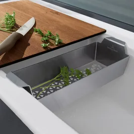Villeroy & Boch Einhängeschale 114,5 x 38 cm Edelstahl