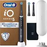 Oral-B iO Series 5 Matt Black SIOC mit Reiseetui, weiß