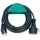 Brennenstuhl Gummi-Verlängerungskabel IP44 10 m schwarz H05RR-F 3G1,5