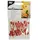Papstar Fingerfood Picker 7 cm Rot/Beige Holz