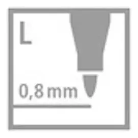 Stabilo ARTY Filzstifte farbsortiert, 24 St.