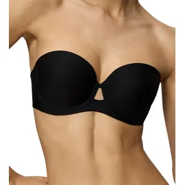 Triumph Balconette-BH "Pure Micro", Damen, Gr. 70, Cup D, schwarz, Single Jersey, Obermaterial: 47% Polyamid, 36% Polyester, 17% Elasthan, clean, unifarben, Basic, BHs Balconette-BH, nahezu unsichtbar, abnehmbare Träger