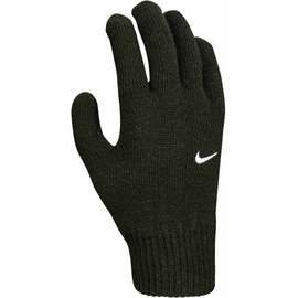 Nike Swoosh Knit Strick-Handschuhe Kinder 010 black/white L/XL