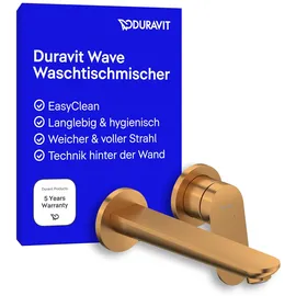 Duravit Wave Einhandmischer Bronze gebürstet