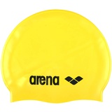 Arena Unisex – Erwachsene Classic Silicone Badekappe, Gelb, Einheitsgröße EU