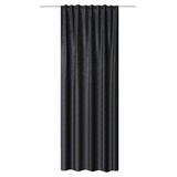 HOME WOHNIDEEN Vorhang Thermo, Kombibandschal aus Thermo-Chenille, 245 x 135 cm (Höhe x Breite), Farbe: (anthrazit)