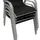DEGAMO PALAMOS Gartenstuhl 56 x 0 x 95 cm schwarz 4 St.