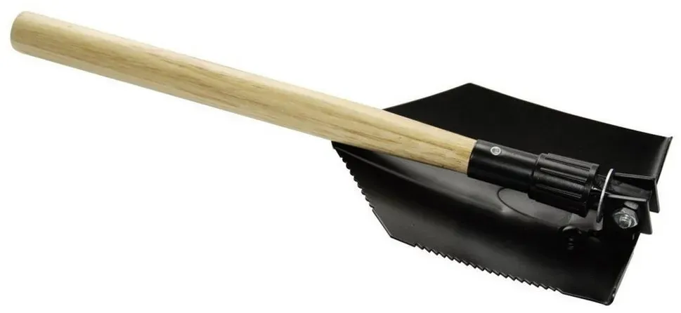 HP-AUTOZUBEHÖR Spaten HP Autozubehör Folding shovel 13600 Klappspaten mit Sägekante schwarz