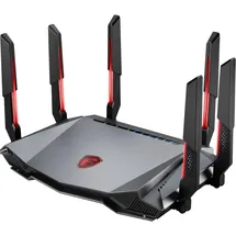 MSI RadiX AXE6600 WiFi 6E Tri-Band Gaming Router Schwarz,