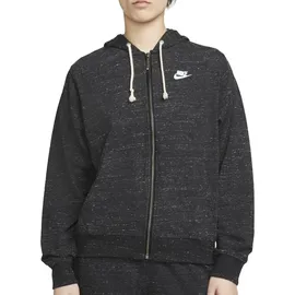 Nike Gym Vintage Sweatshirtjacke Damen schwarz - L