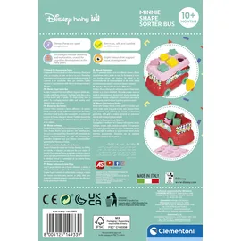 CLEMENTONI Disney Baby Minnie Sortierbus 10 cm Bunt