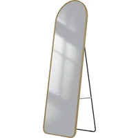 EMKE Emke, Spiegel, Bogen Standspiegel mit Rahmen aus Aluminium,