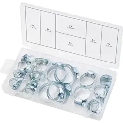 Sortiment Schlauchschellen, ø16-40mm, 26-teilig