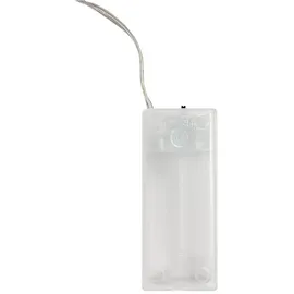 IDENA Lichterkette 10 LED Micro mit Timerfunktion, Batteriebetrieb, 1,20 m lang, für innen, Draht,
