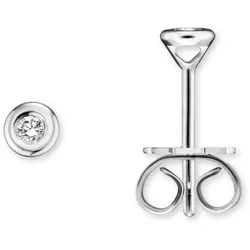 Paar Ohrhänger ONE ELEMENT, silber, Ohrringe, Damen, Damen, 0.15 ct, Diamanten, Damen Gold Schmuck Zarge
