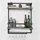Asir Wandregal 67 x 17 x 60 cm Braun/Schwarz
