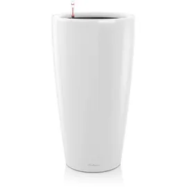 LECHUZA Rondo 40 Komplettset Ø 40 x 75 cm weiß hochglanz