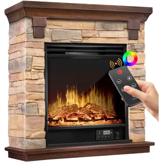 Kesser Elektrokamin LED 3D-Flame braun