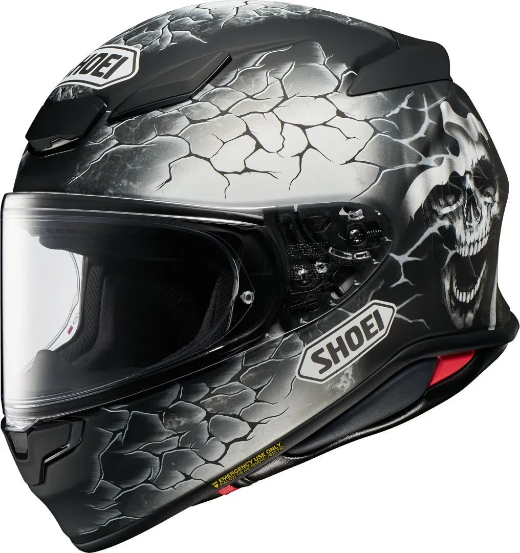 Shoei NXR 2 Gleam Helm, schwarz-grau-weiss, Größe M für Männer