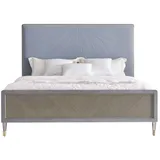 xlmoebel Doppelbett 180 x 200 cm Grau