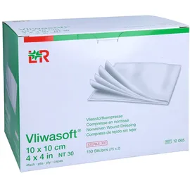 Avitamed GmbH VLIWASOFT VLIESKOMPRESSEN STERIL 10X10 CM 4L.