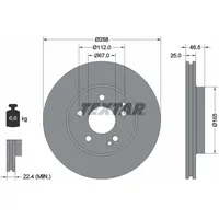 Textar Bremsscheibe PRO+ 92105905