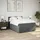 vidaXL Boxspringbett 140 x 200 cm Dunkelgrau